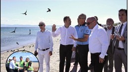Sarımsaklı Plajı ziyaretçilerini bekliyor