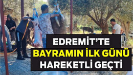 Edremit’te Kurbanlık Yoğunluğu