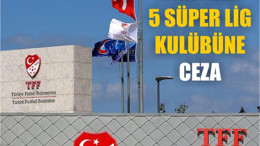PFDK'dan Süper Lig'de 5 Kulübe Ceza