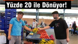 Balıkesir’de Halk Pazarı Yüzde 20 ile Dönüyor!