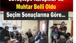 Savaştepe'de Muhtarlık Seçimini Mehmet Keklik Kazandı