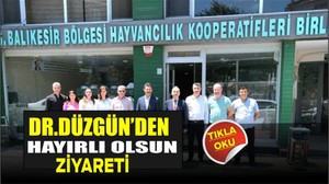 Tarım Müdürü Dr. Hüseyin Düzgün’den Haykoop’a Ziyaret
