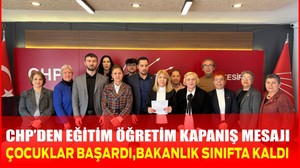 CHP’den Eğitim-Öğretim Yılı Kapanışı Mesajı
