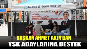 Başkan Ahmet Akın’dan YKS Adaylarına Destek