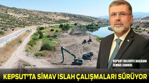 Kepsut’ta Simav Çayı Islah Çalışmaları Aralıksız Sürüyor