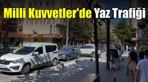 Milli Kuvvetler Caddesi’nde Trafik Yoğunluğu Artıyor
