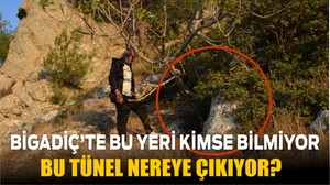 Bigadiç'in Köyü’nde Sır Dolu Giriş: Kale Mi, Tünel Mi?