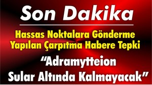 Hassas Noktalara Gönderme Yapılan Çarpıtma Habere Tepki