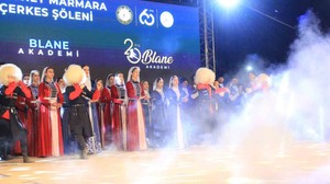 Çerkesler, Güney Marmara şöleninde unutulmaz bir gece yaşadı
