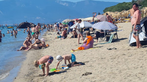 Ören Plajlarına Tatilci Akını