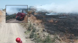 Susurluk’taki Çöplük Alanında Yangın