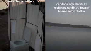 Cunda’da Manzaralı Tuvalet Sürprizi!