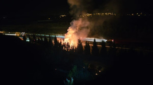 Tır Dehşeti Ormanı da Yaktı!