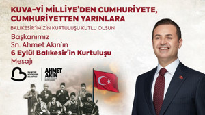 Başkan Akın, Balıkesir’in kurtuluşunun 103’üncü yıldönümünü kutladı