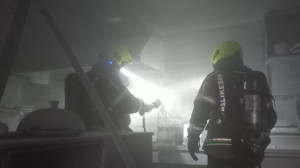 Karesi’de Fritöz Yangını Korkuttu