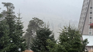 Bolu'da mevsimin ilk karı yağdı