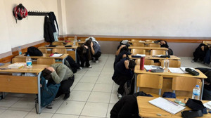 Balıkesir'de tüm Türkiye ile eş zamanlı deprem tatbikatı yapıldı