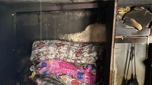Yüreğil’de ev, Çaygören’de araç yangını