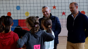 Başkan Semizel'den Voleybol Kortunda Duygusal Mesaj