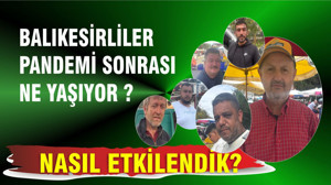 Balıkesir Sokaklarında Pandemi İzleri