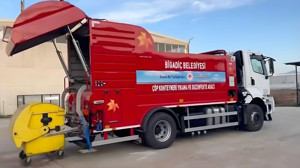 Bigadiç’e Konteyner Yıkama Aracı