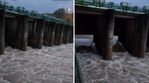 Bigadiç’te Baraj Kapakları Açıldı