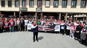 Balıkesir'de Eğitim-Bir-Sen'den Şiddet Protestosu