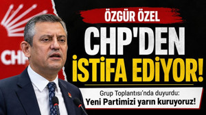 Özgür Özel Grup Toplantısı’nda duyurdu: Yeni Partimizi yarın kuruyoruz!
