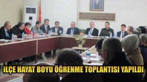 İlçe Hayat Boyu Öğrenme Toplantısı Yapıldı