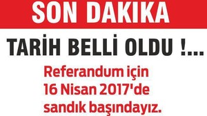 Referandum Tarihi Belli Oldu