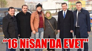 Yılmaz ‘16 Nisanda Evet’
