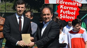 Edremit’te Karma Futbol Şöleni