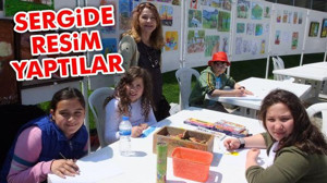 Sergide resim yaptılar