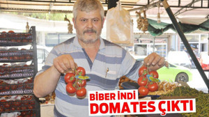 BİBER İNDİ DOMATES ÇIKTI
