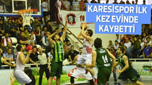 KARESİSPOR İLK KEZ EVİNDE KAYBETTİ