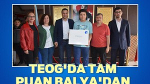 TEOG’DA TAM PUAN BALYA’DAN