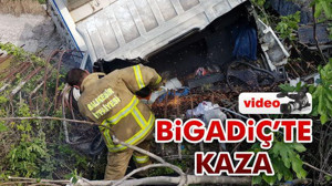 Bigadiç'te kaza