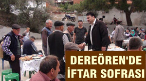 DEREÖREN’DE İFTAR SOFRASI