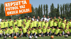 KEPSUT’TA FUTBOL YAZ OKULU AÇILDI