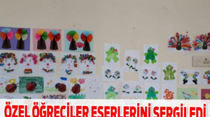 ÖZEL ÖĞRECİLER ESERLERİNİ SERGİLEDİ