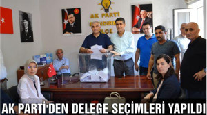 Ak Parti'den delege seçimleri yapıldı