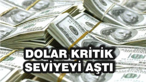 Dolar kritik seviyeyi aştı