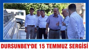 Dursunbey'de 15 Temmuz Sergisi