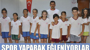 SPOR YAPARAK EĞLENİYORLAR