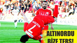 ALTINORDU BİZE TERS!