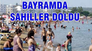 BAYRAMDA SAHİLLER DOLDU