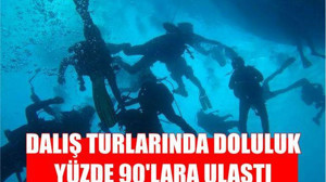 Dalış turlarında doluluk yüzde 90'lara ulaştı