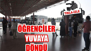 ÖĞRENCİLER GERİ DÖNDÜ