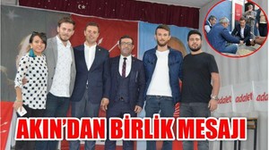 'BİRLİK İÇİNDE OLMALIYIZ'