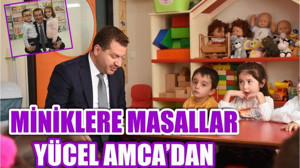 Başkan Yılmaz Minik Öğrencilere Masal Okudu